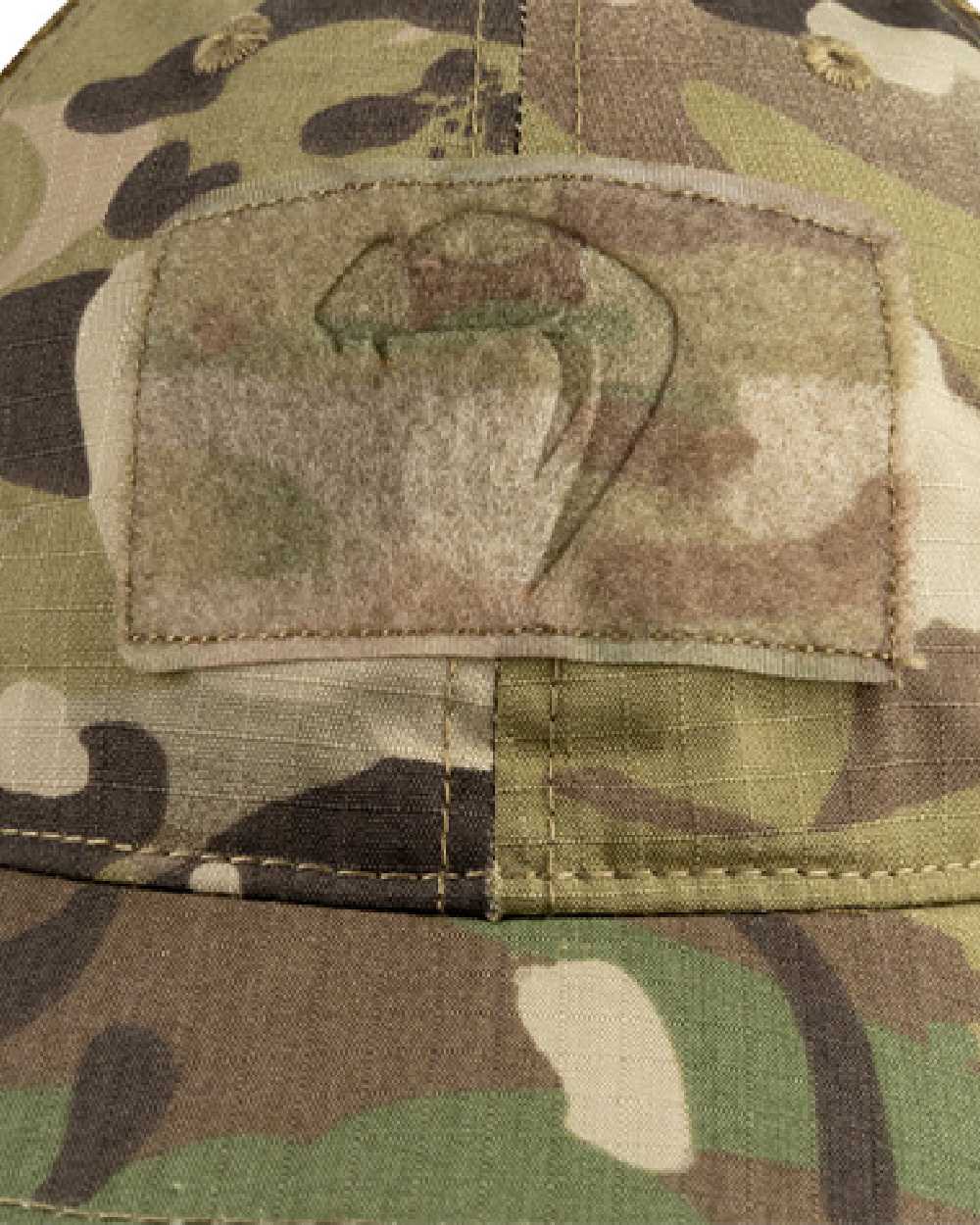VCAM Coloured Viper Flexi-Fit Baseball Cap on white background