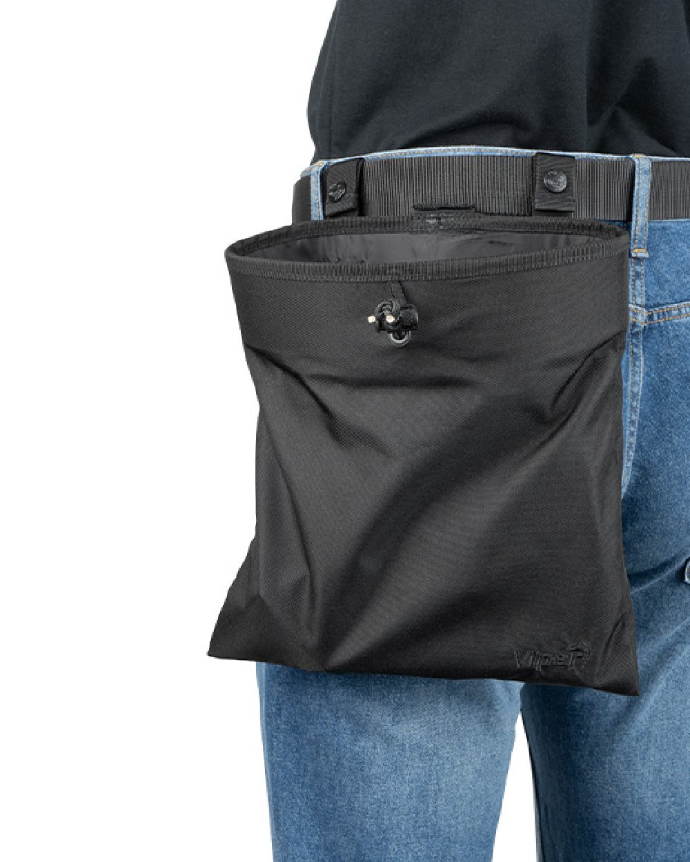 Black Coloured Viper Folding Dump Bag on white background