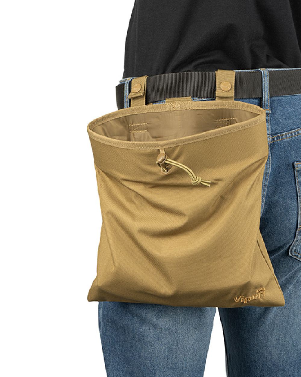 Coyote Coloured Viper Folding Dump Bag on white background