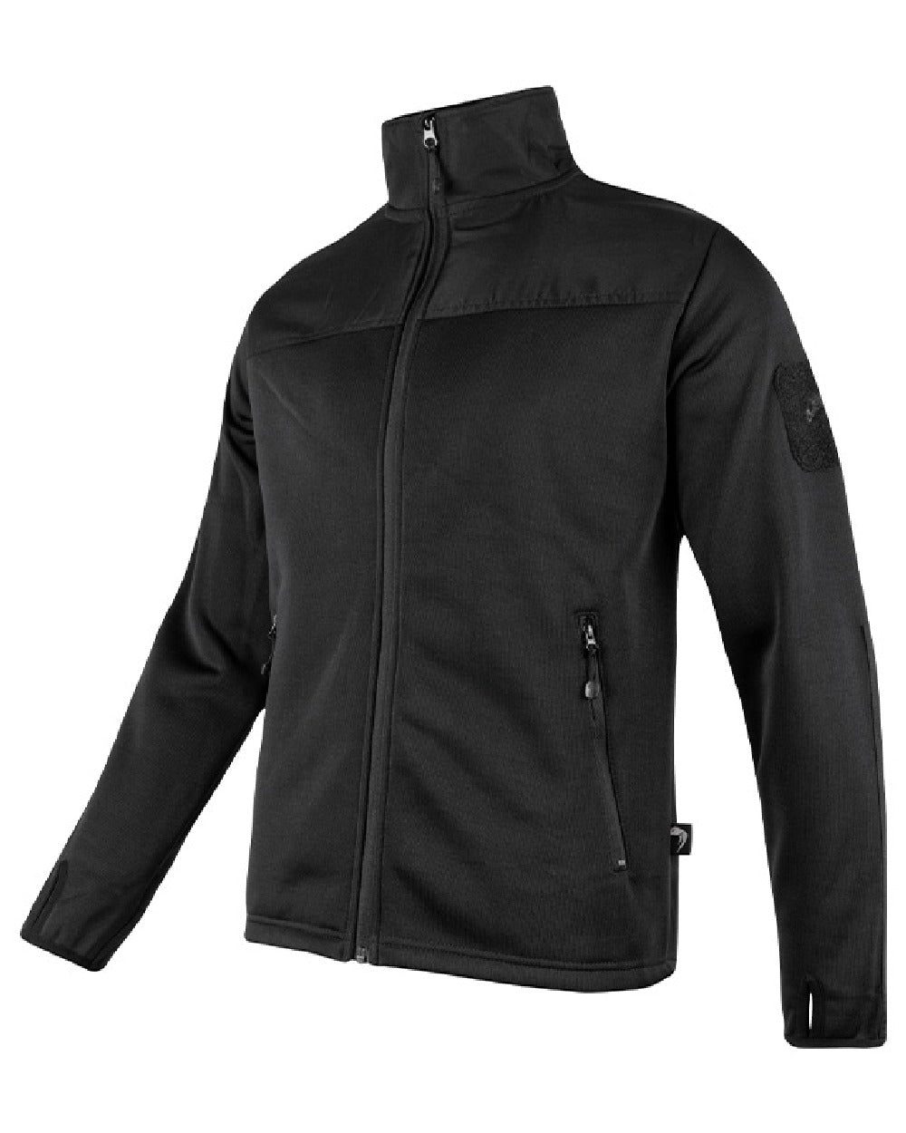 Black Coloured Viper Gen 2 Special Ops Fleece Jacket on white background