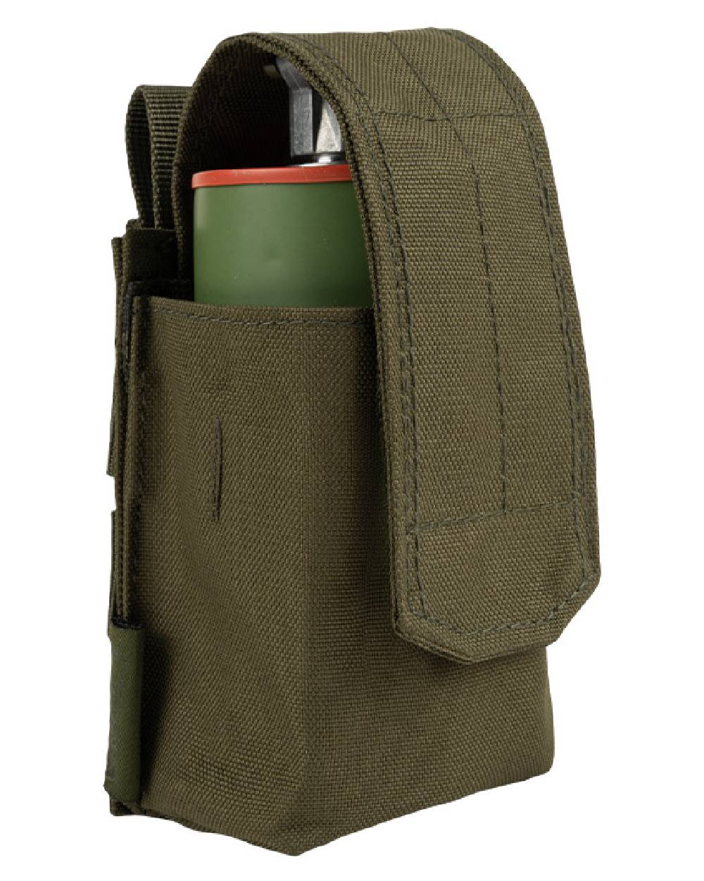 Green Coloured Viper Grenade Pouch on white background