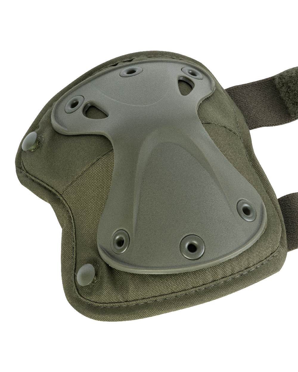 Green Coloured Viper Hard Shell Knee Pads on white background