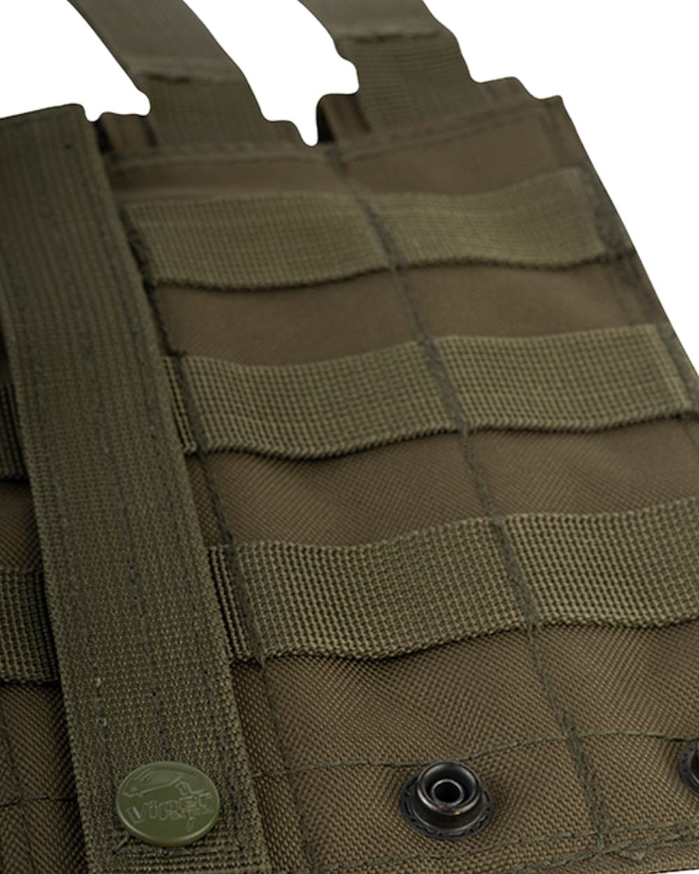 Green Coloured Viper MP5 Mag Pouch on white background