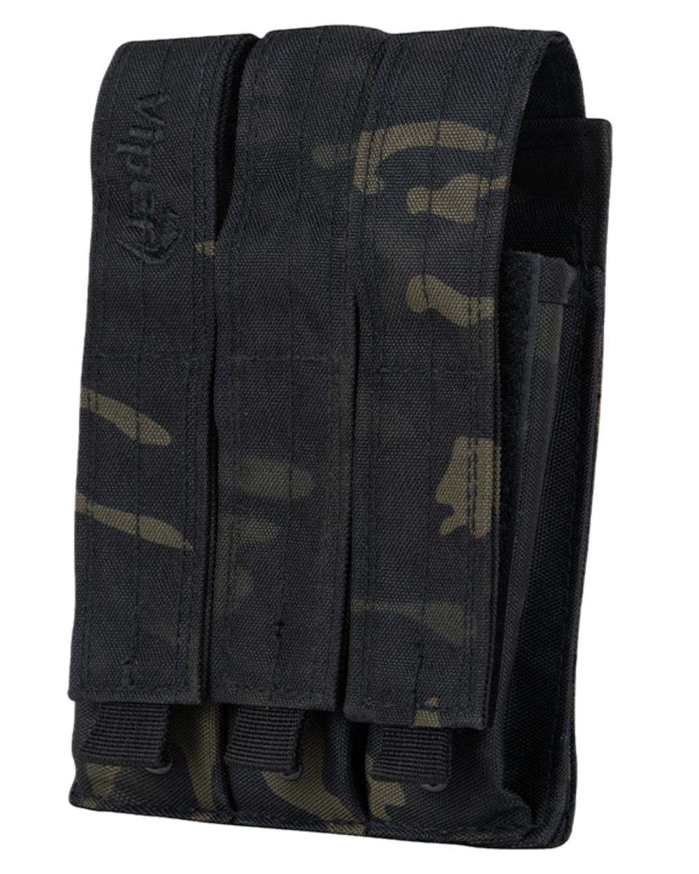 VCAM Black Coloured Viper MP5 Mag Pouch on white background