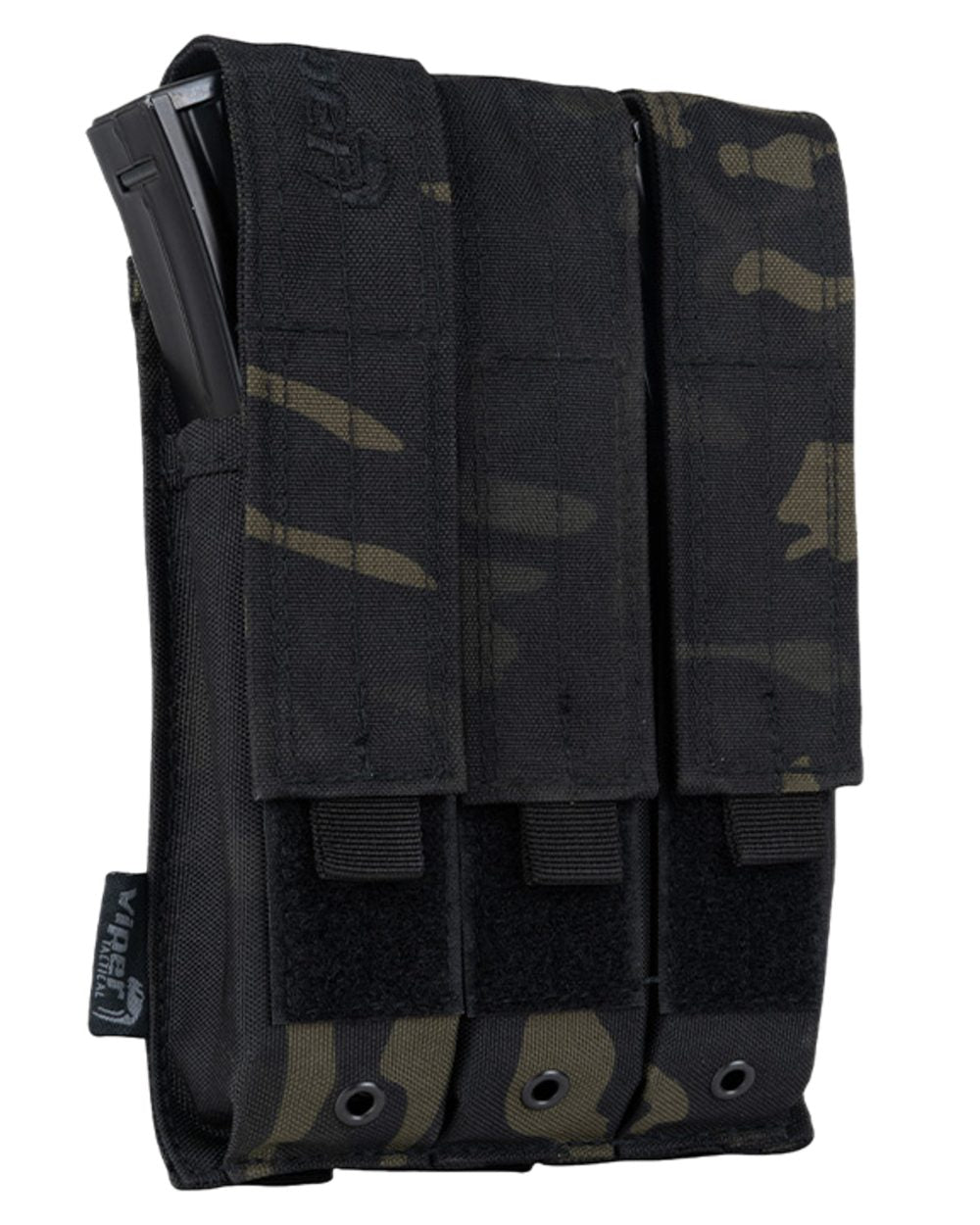 VCAM Black Coloured Viper MP5 Mag Pouch on white background