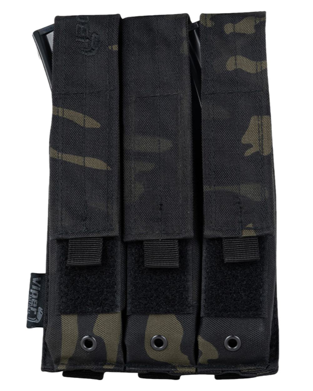VCAM Black Coloured Viper MP5 Mag Pouch on white background