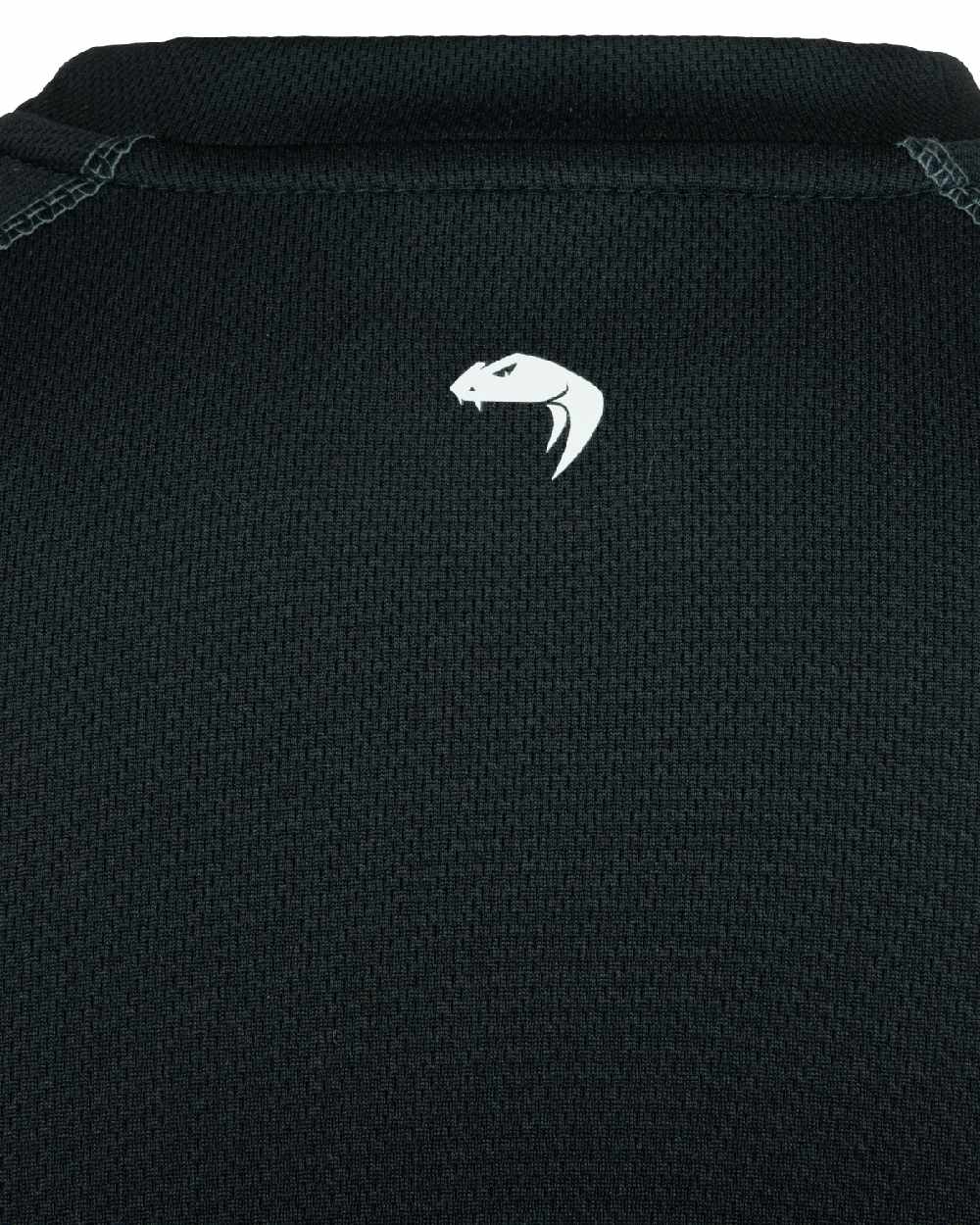 Black Coloured Viper Mesh-Tech T-Shirt on white background