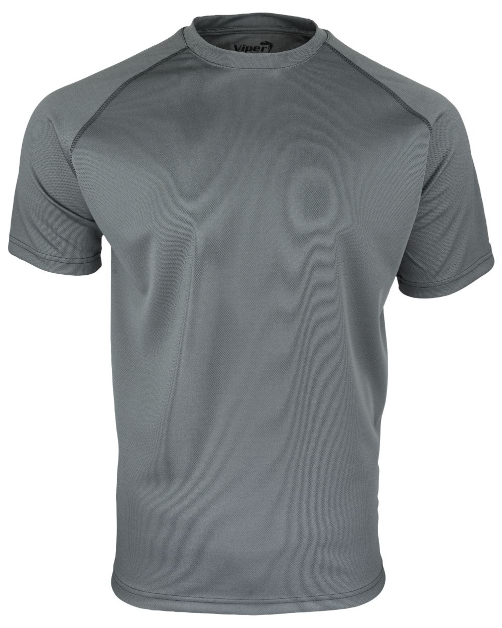 Titanium Coloured Viper Mesh-Tech T-Shirt on white background