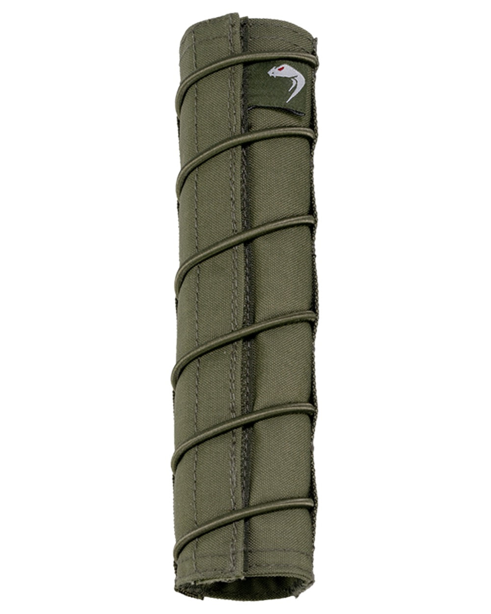 Green Coloured Viper Moderator Cover on white background