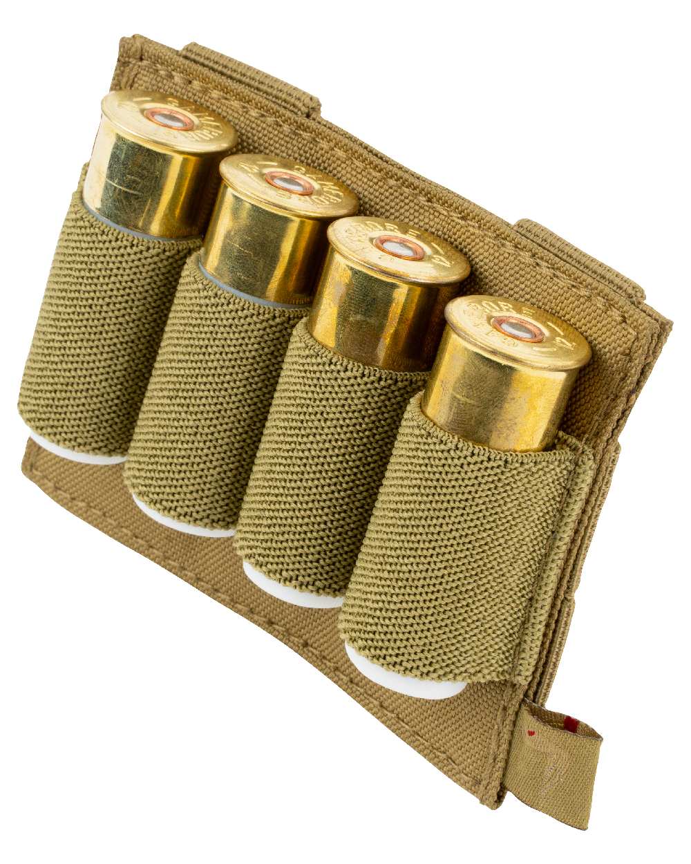 Coyote Coloured Viper Modular Shotgun Cartridge Holder on white background