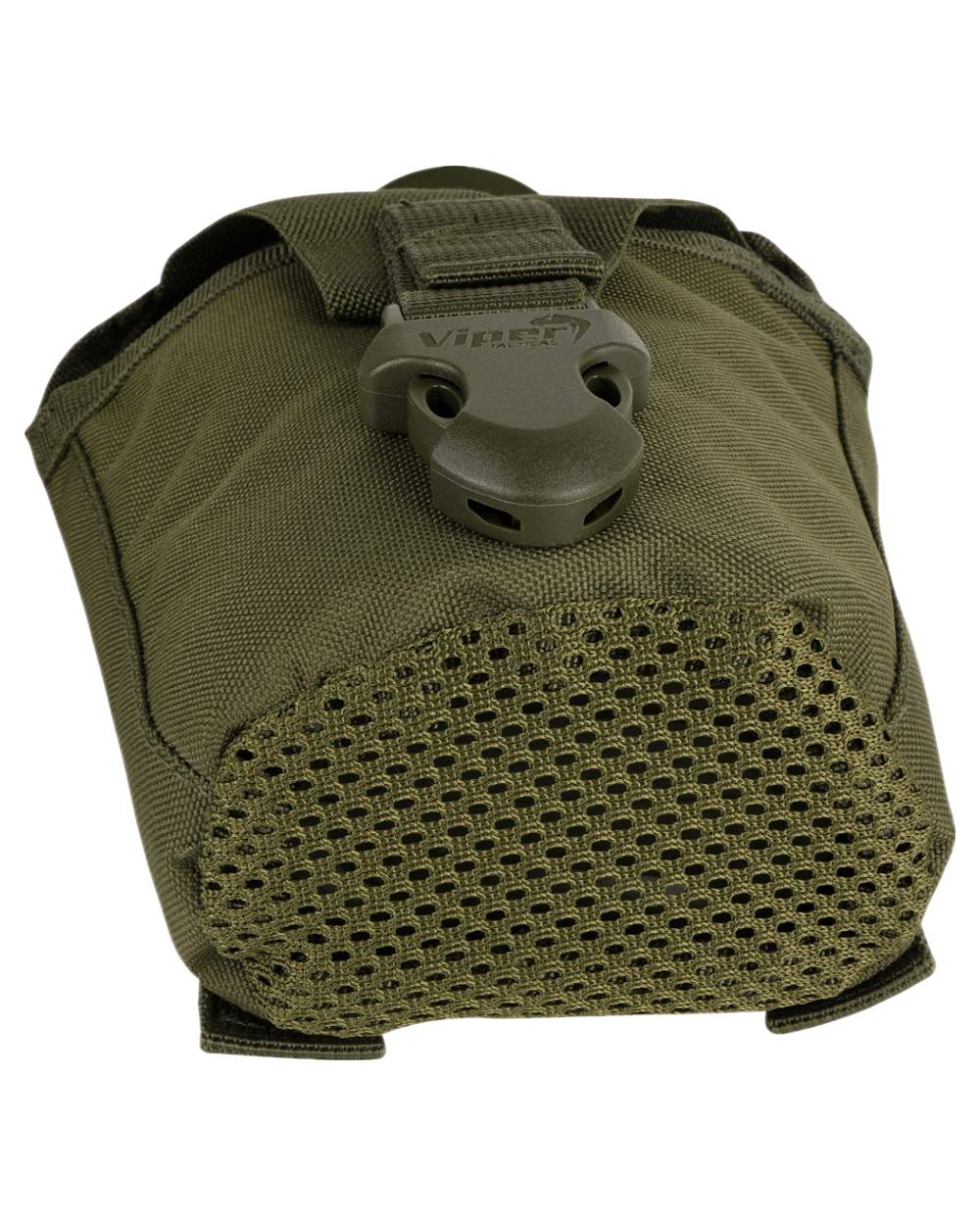 Green Coloured Viper Modular Water Bottle and Pouch on white background