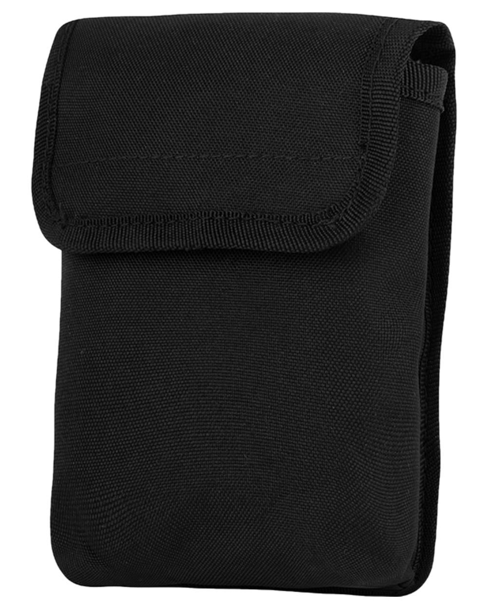 Black Coloured Viper Notebook Pouch on white background