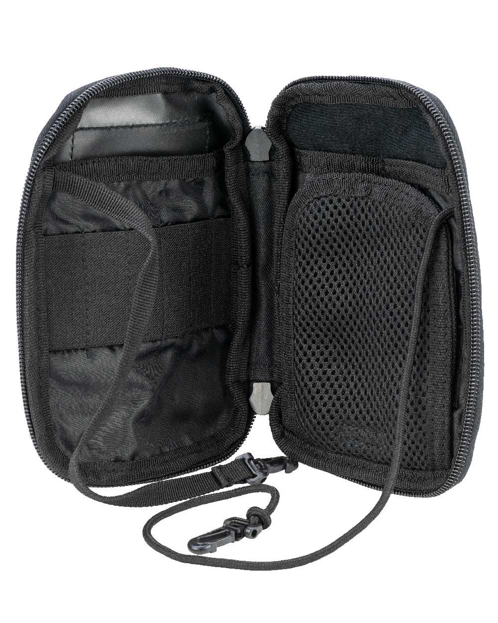 Black Coloured Viper Operators Pouch on white background
