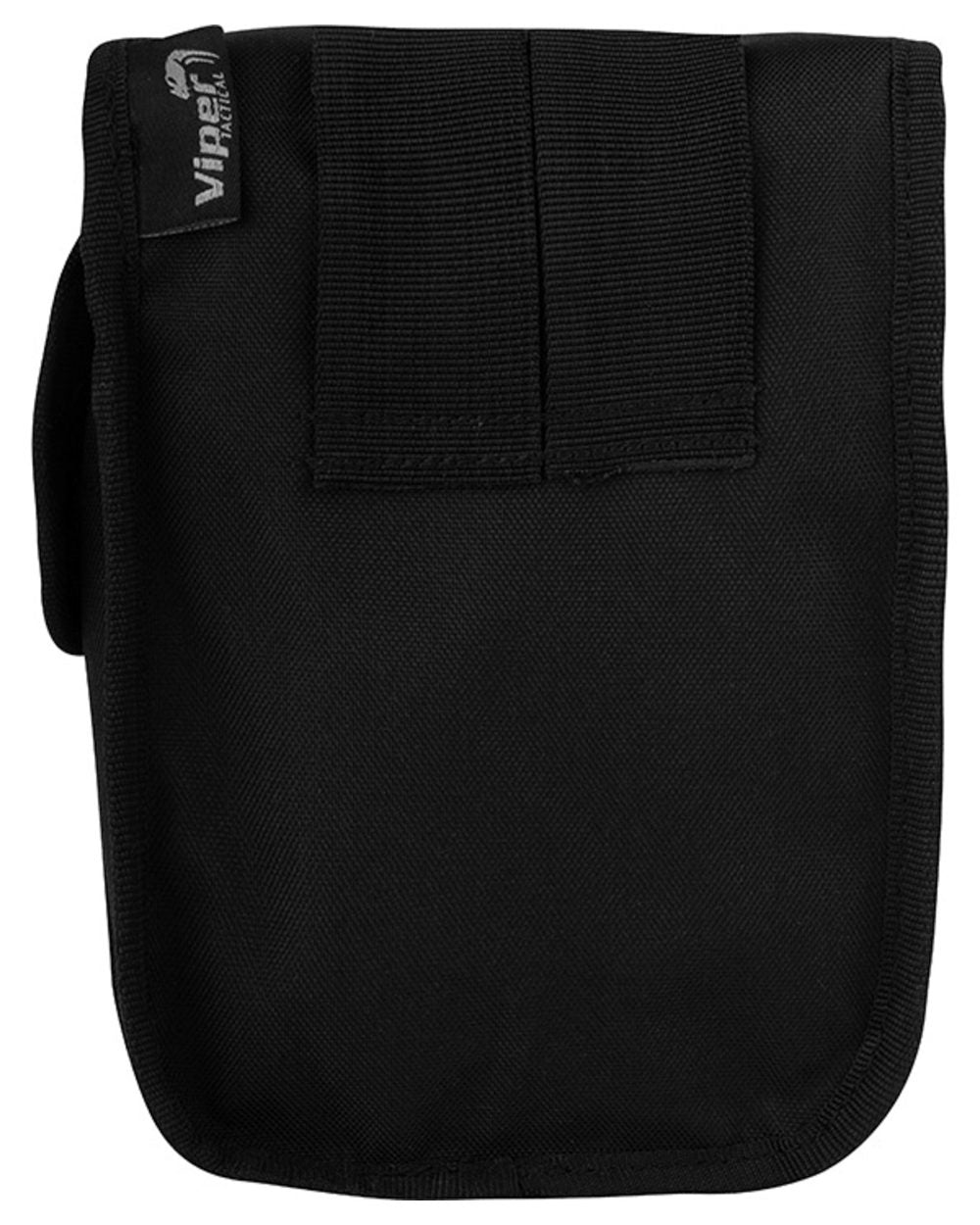 Black Coloured Viper Patrol Pouch on white background