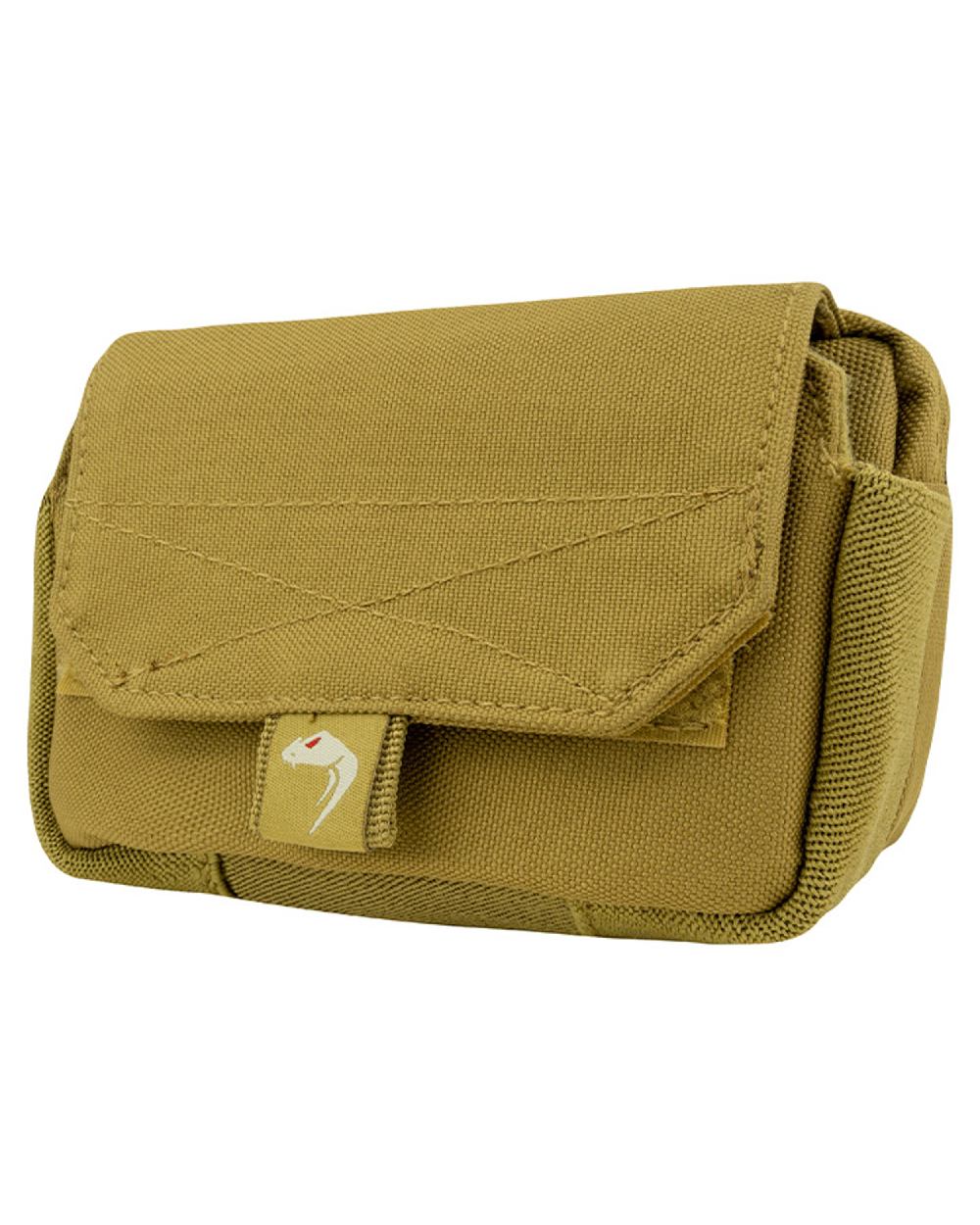 Coyote Coloured Viper Phone Utility Pouch on white background