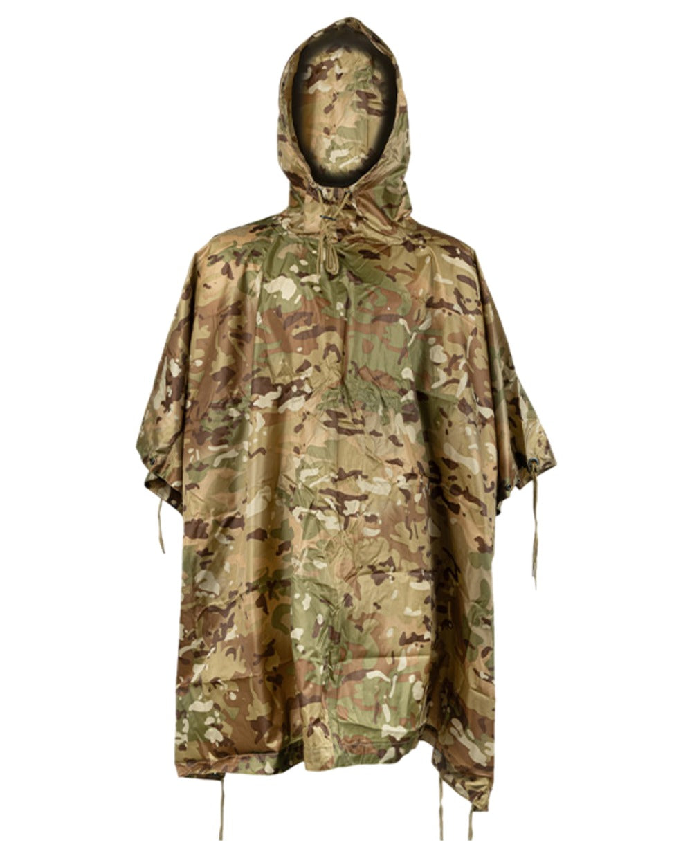 VCAM Coloured Viper Poncho on white background