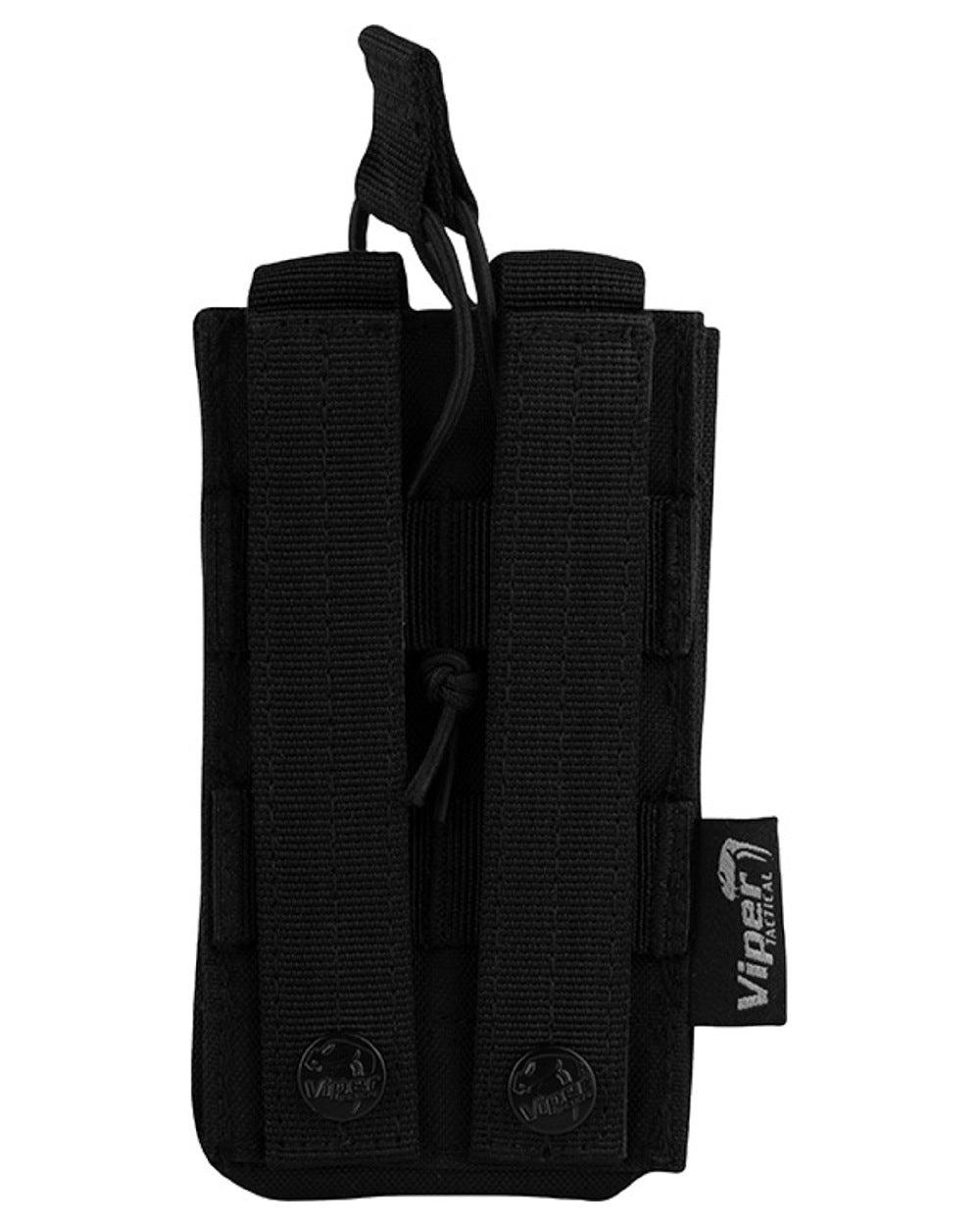 Black Coloured Viper Quick Release Mag Pouch on white background