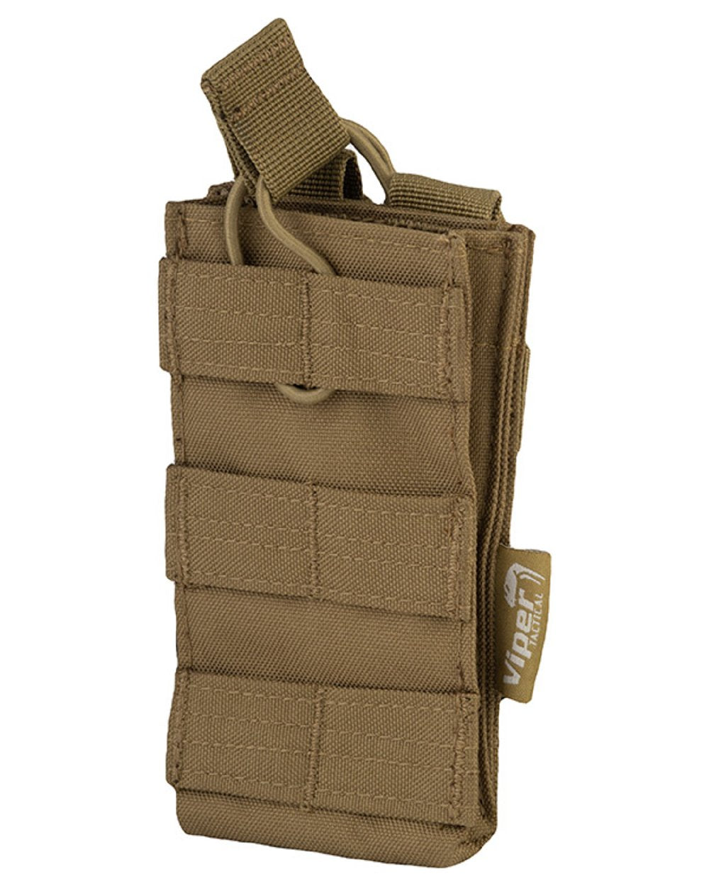 Coyote Coloured Viper Quick Release Mag Pouch on white background