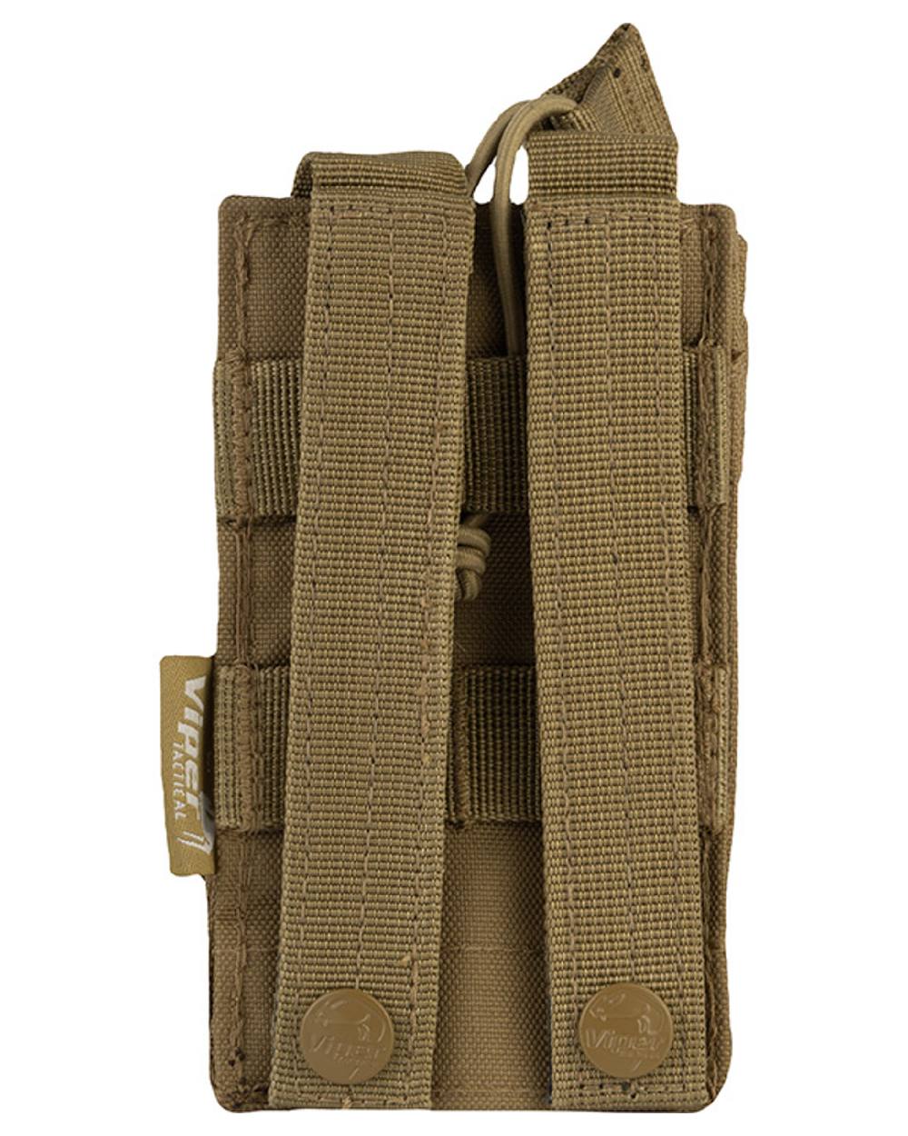 Coyote Coloured Viper Quick Release Mag Pouch on white background