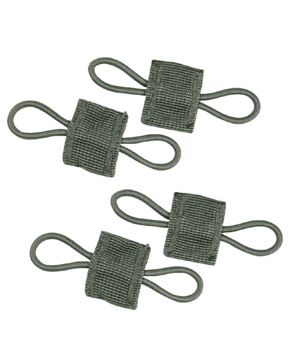 Green Coloured Viper Retainers on white background