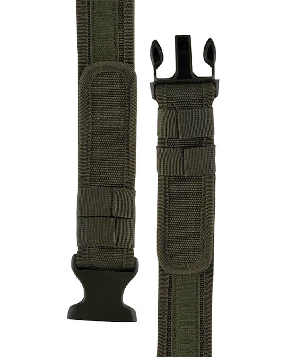 Green Coloured Viper Security Belt on white background