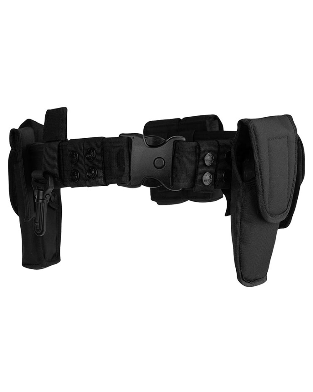 Black Coloured Viper Security Belt System on white background