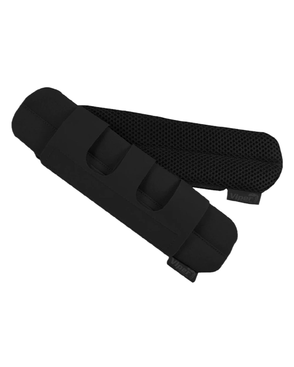 Black Coloured Viper Shoulder Comfort Pads on white background