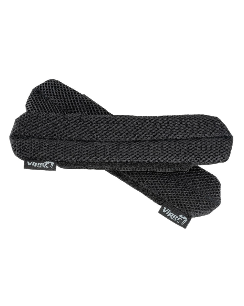 Black Coloured Viper Shoulder Comfort Pads on white background