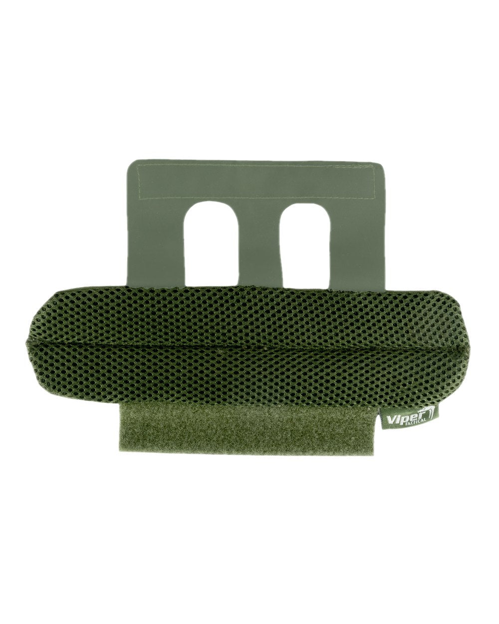 Green Coloured Viper Shoulder Comfort Pads on white background