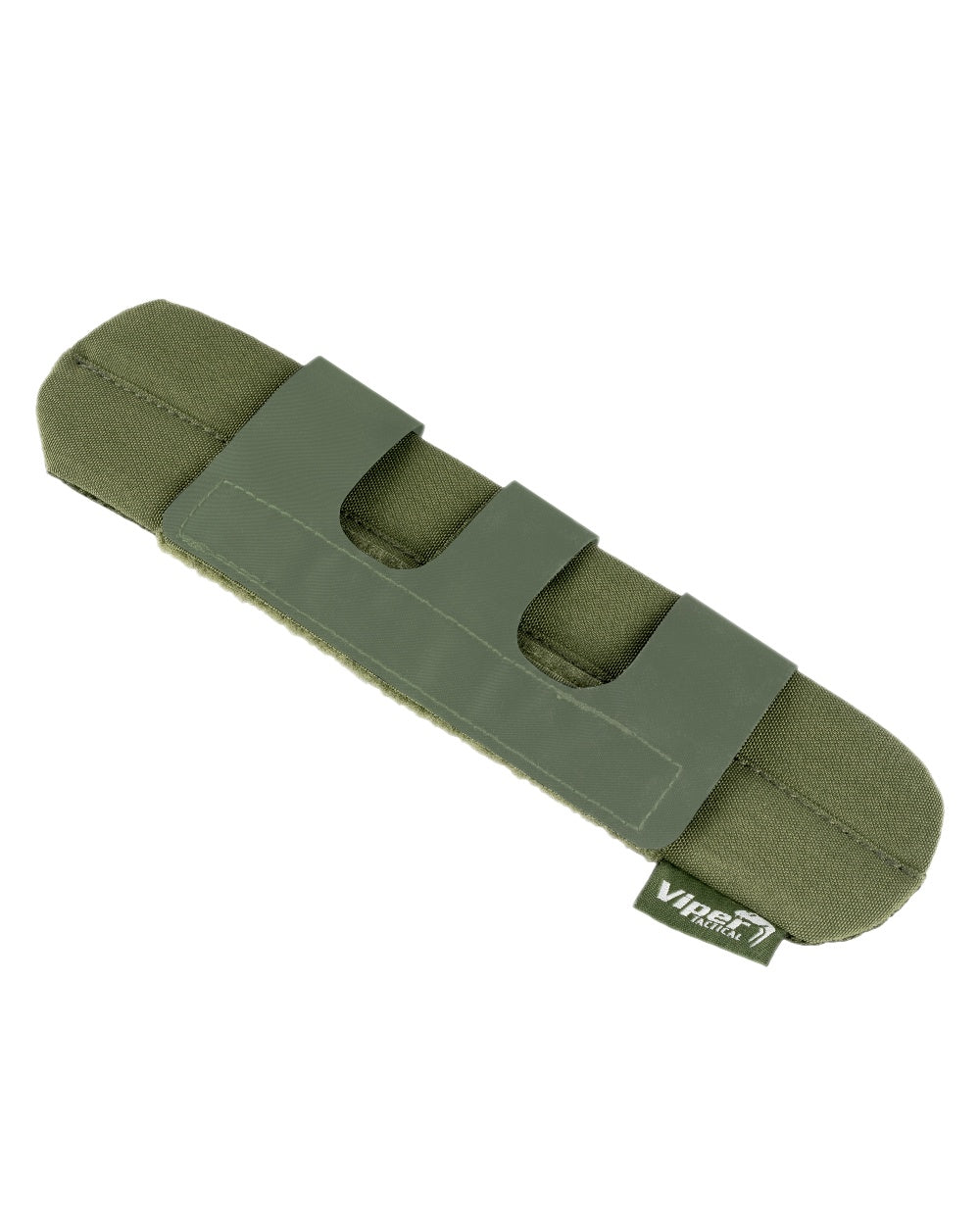Green Coloured Viper Shoulder Comfort Pads on white background