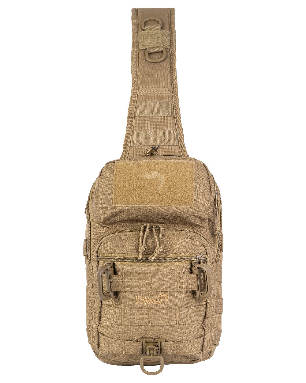 Coyote Coloured Viper Shoulder Pack on white background