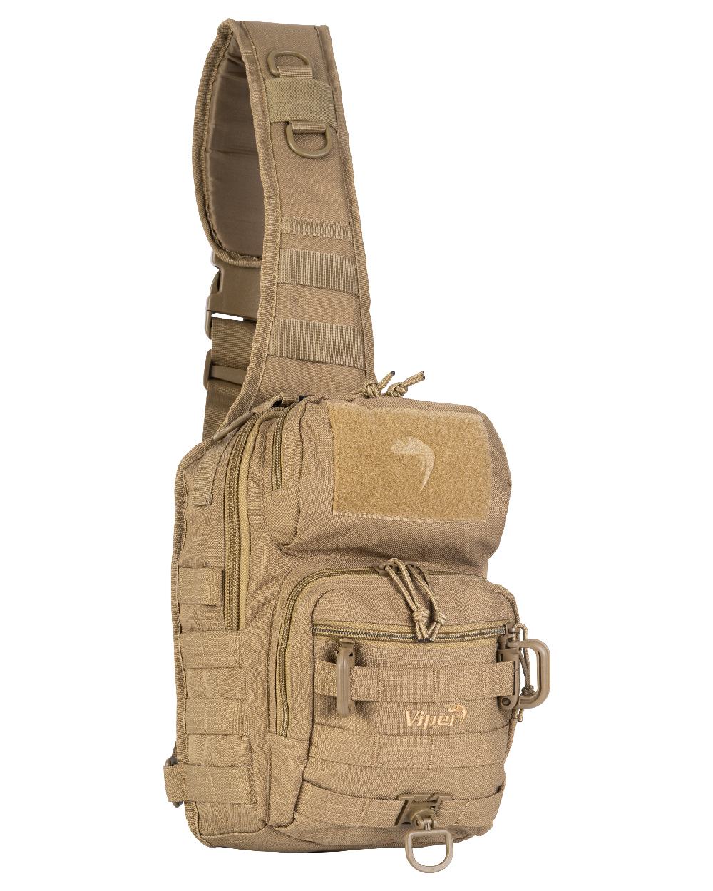 Coyote Coloured Viper Shoulder Pack on white background