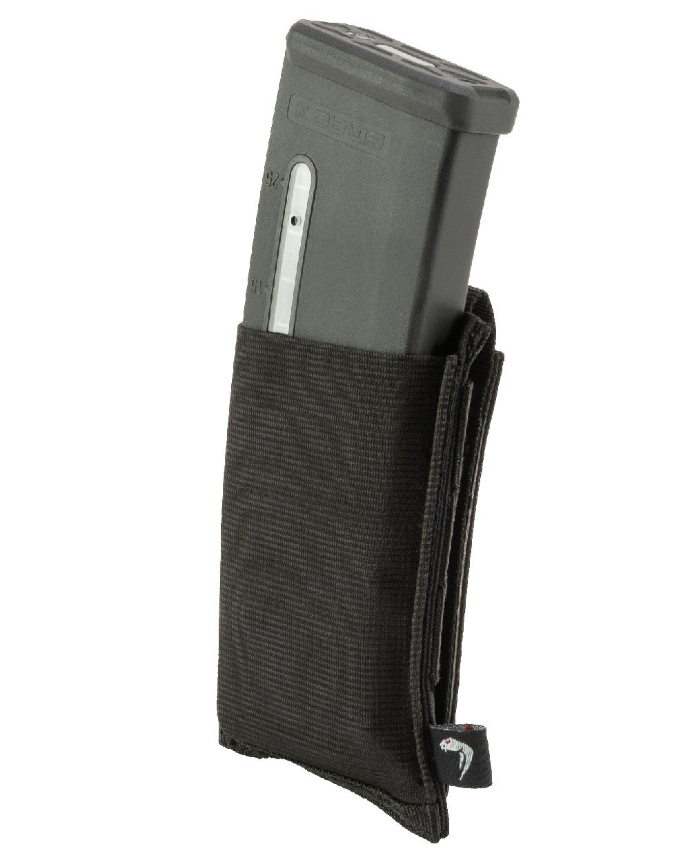 Black Coloured Viper Single Rifle Mag Plate on white background
