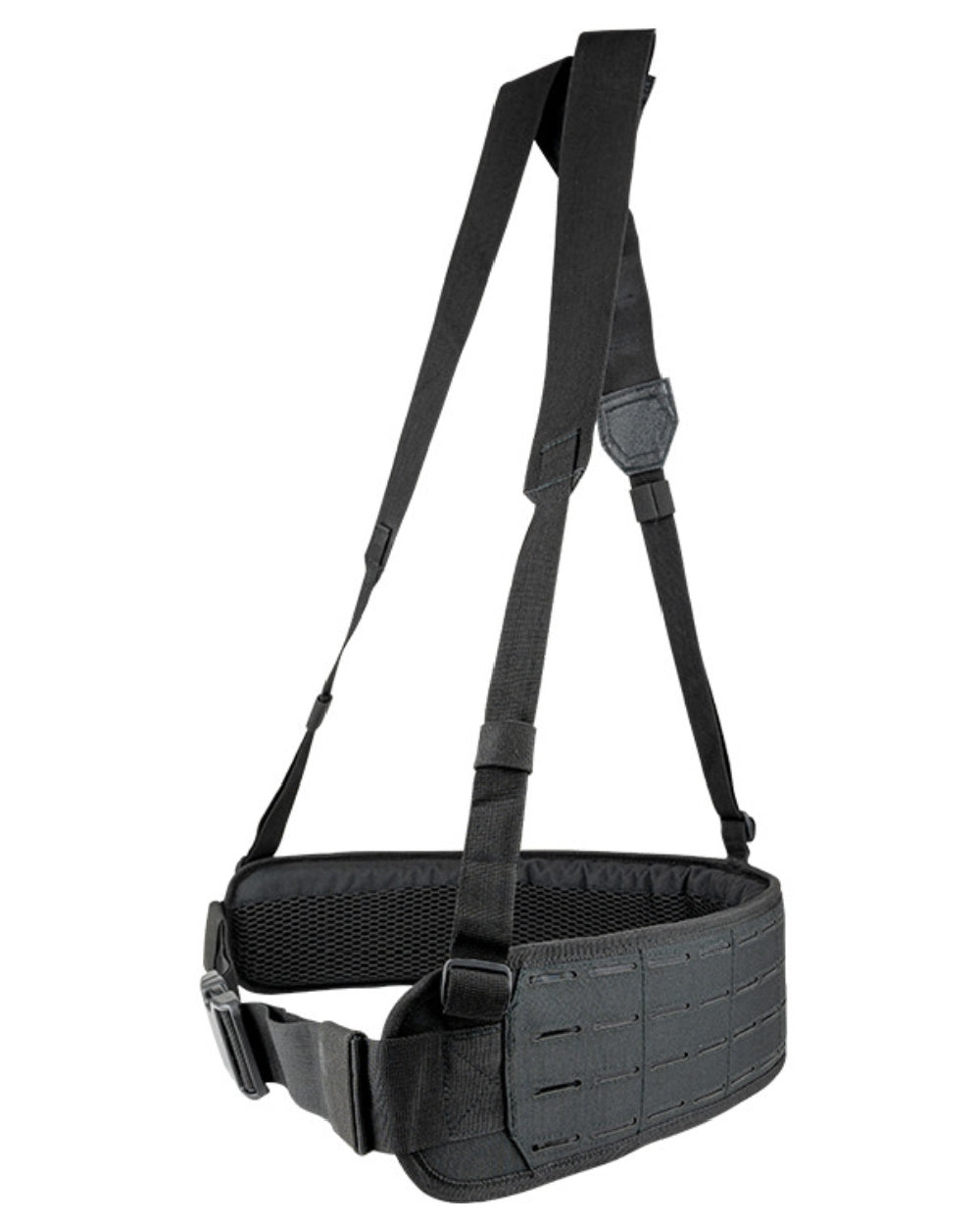 Black Coloured Viper Skeleton Harness Set on white background