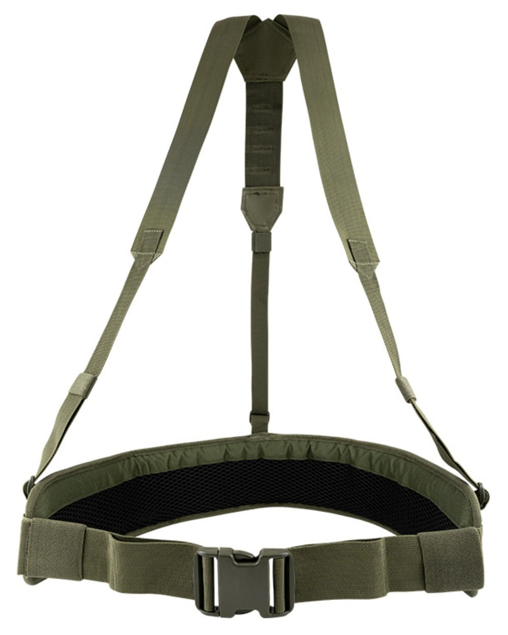 Green Coloured Viper Skeleton Harness Set on white background