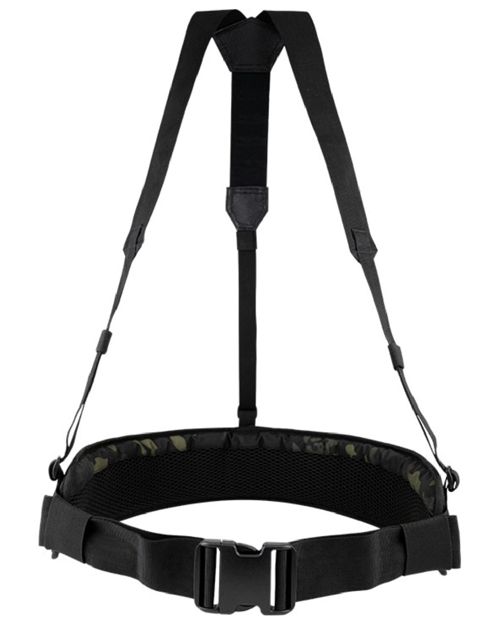 VCAM Black Coloured Viper Skeleton Harness Set on white background