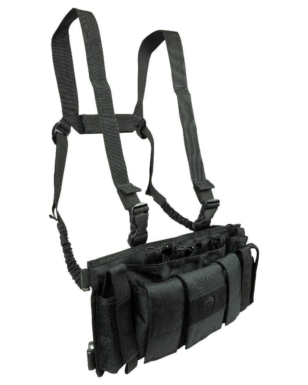 Black Coloured Viper Special Ops Chest Rig on white background