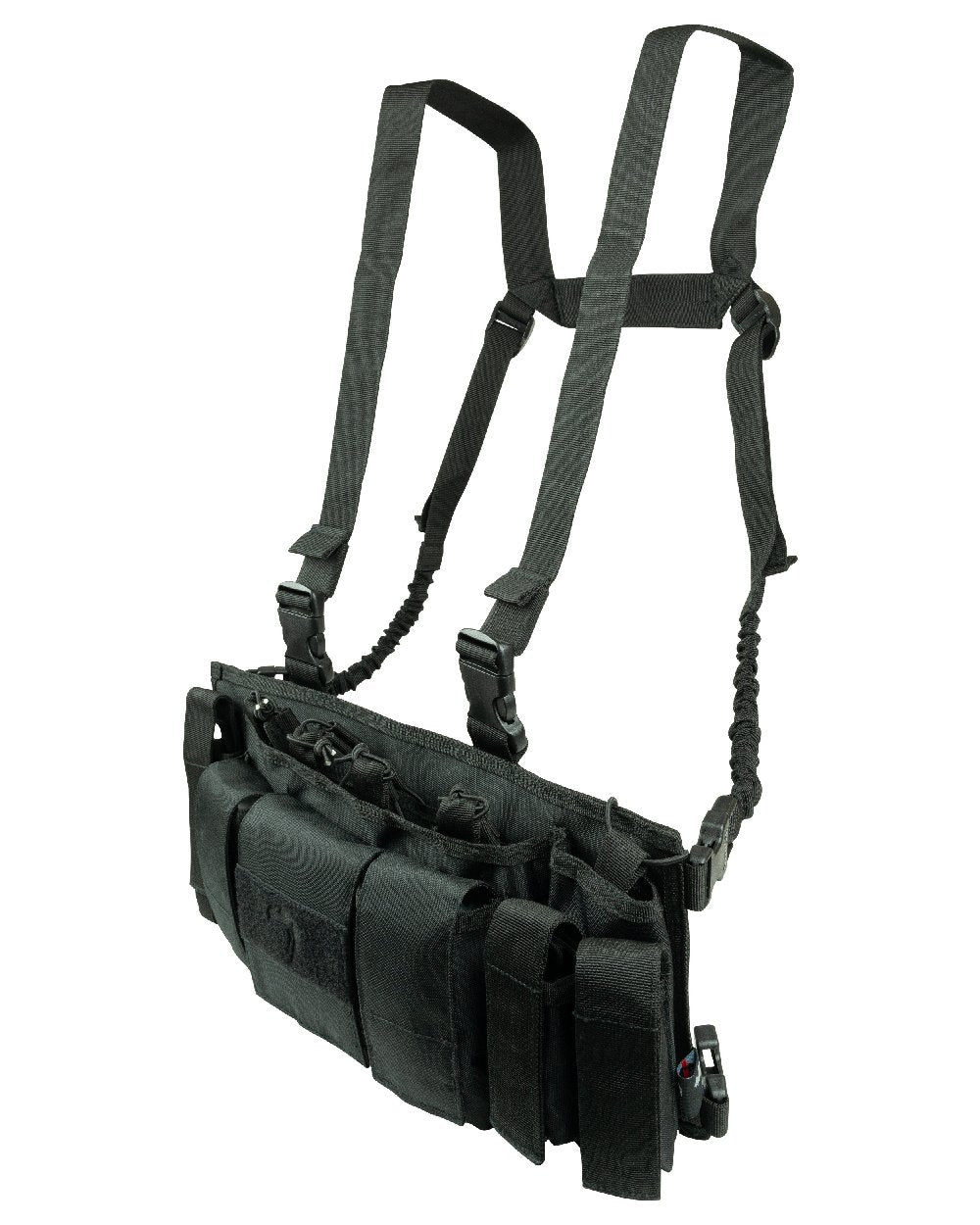 Black Coloured Viper Special Ops Chest Rig on white background