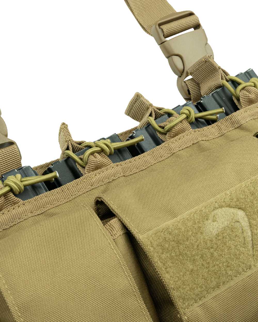 Coyote Coloured Viper Special Ops Chest Rig on white background
