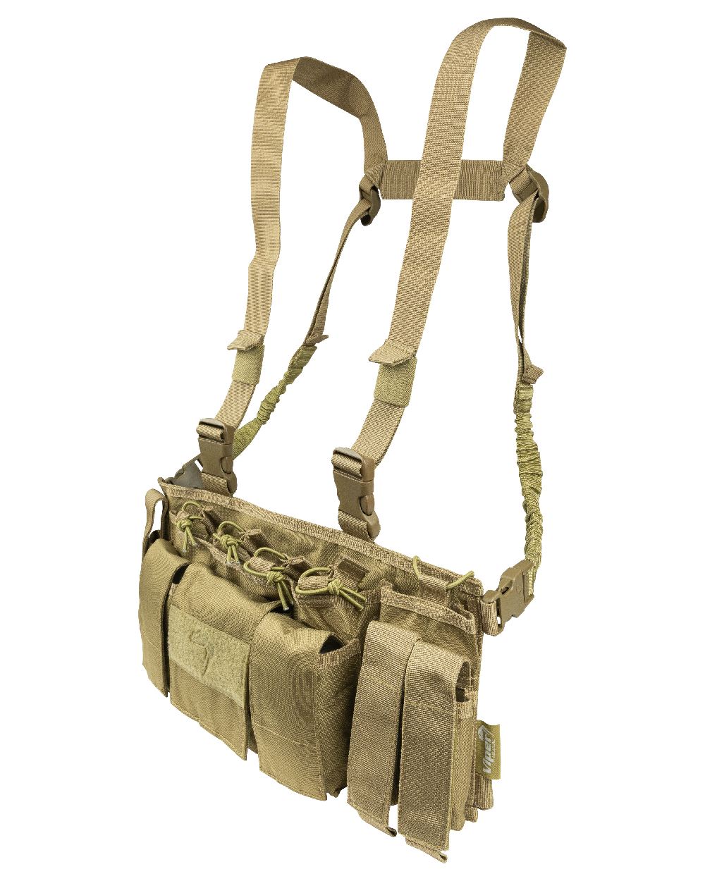 Coyote Coloured Viper Special Ops Chest Rig on white background