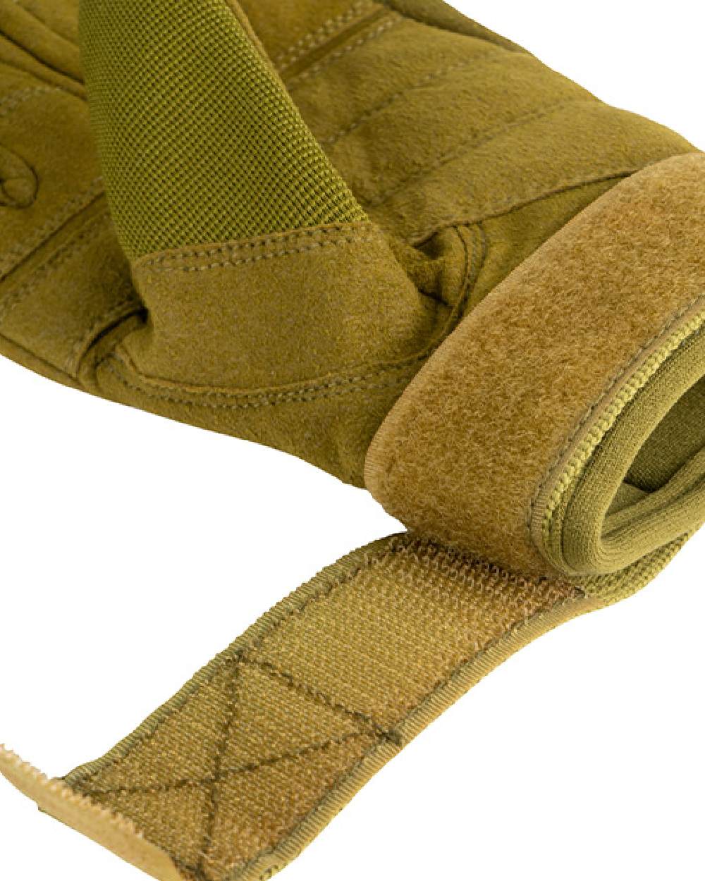 Green Coloured Viper Special Ops Gloves on white background