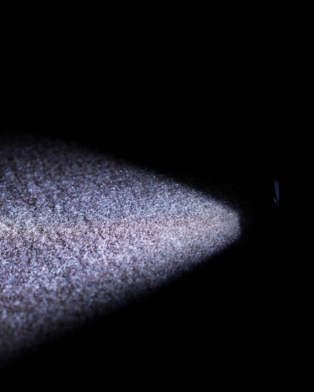 Black Coloured Viper Special Ops Head Torch on blurry background