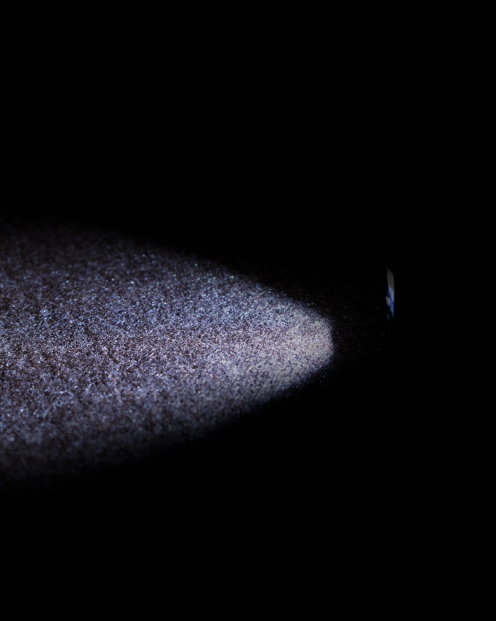 Black Coloured Viper Special Ops Head Torch on blurry background