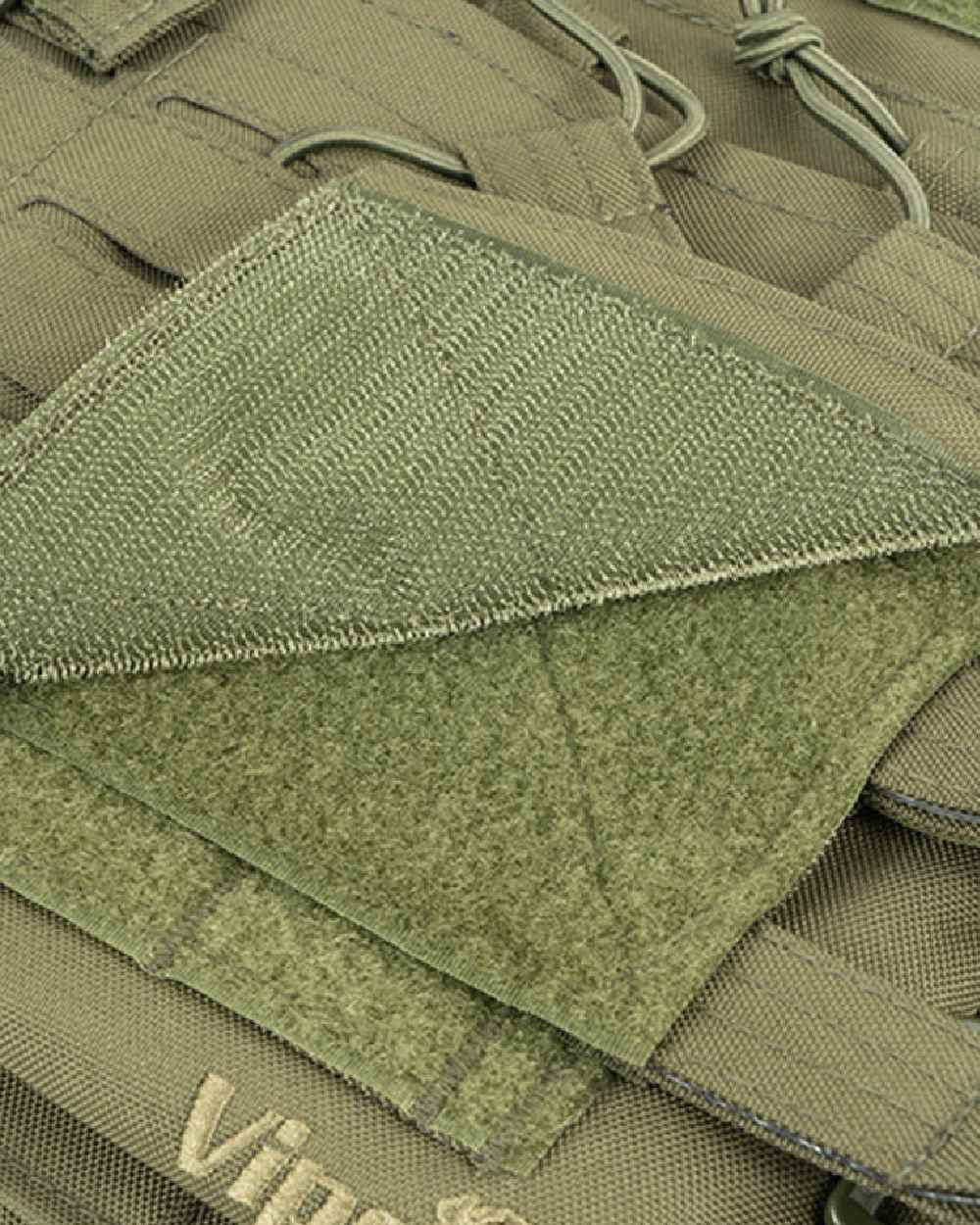 Green Coloured Viper Special Ops Plate Carrier on white background