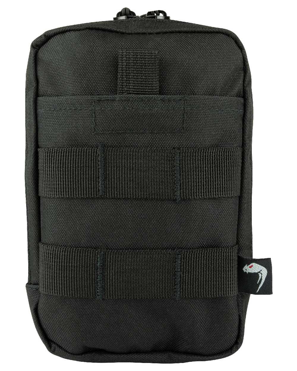 Black Coloured Viper Splitter Pouch on white background