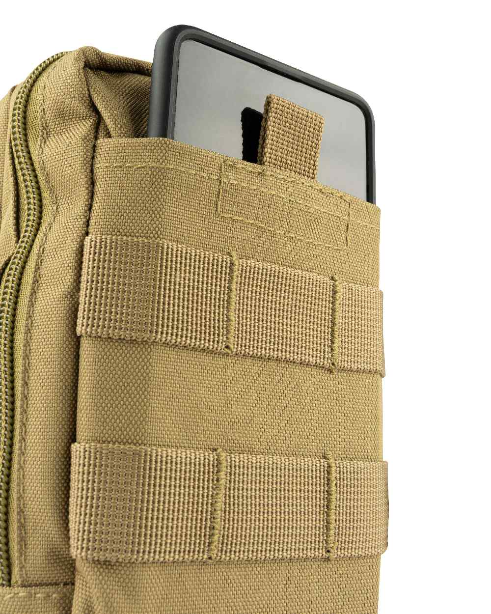 Coyote Coloured Viper Splitter Pouch on white background