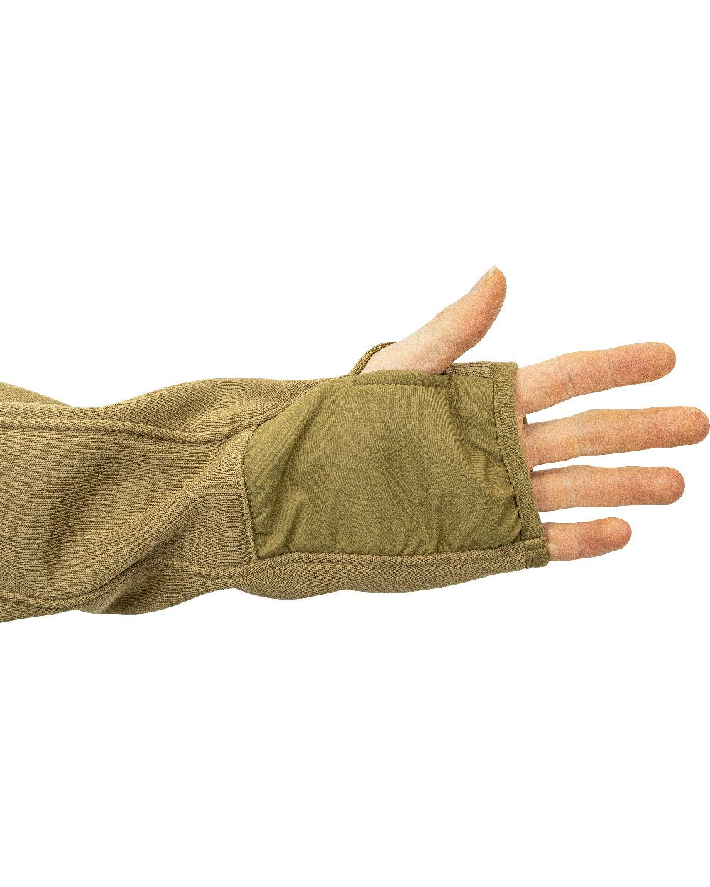 Coyote coloured Viper Storm Hoodie on white background