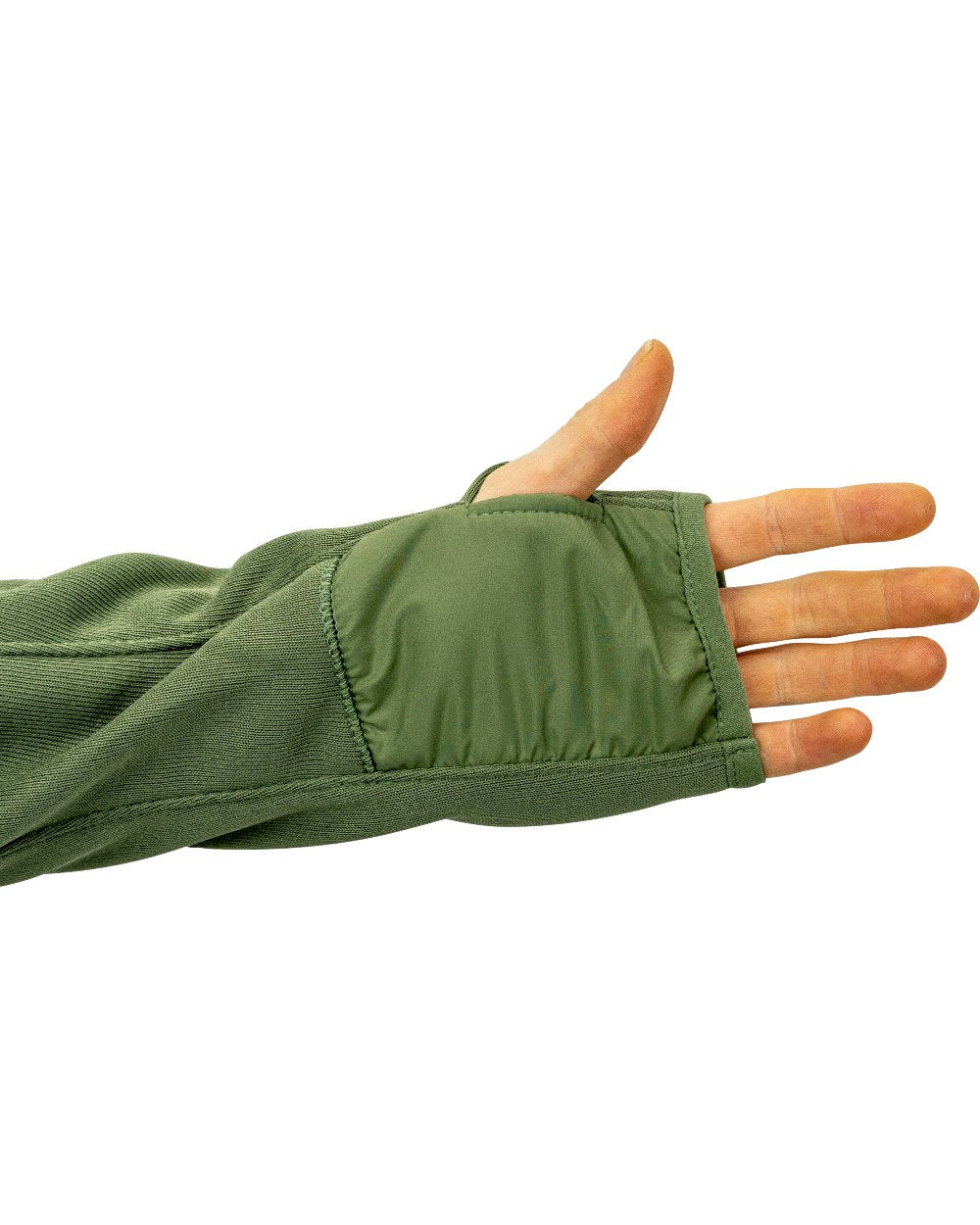 Green coloured Viper Storm Hoodie on white background