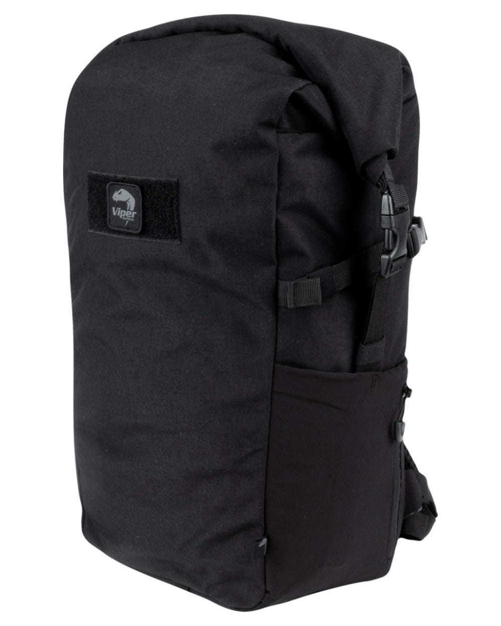 Black coloured Viper Tactical Fold Top Pack on white background