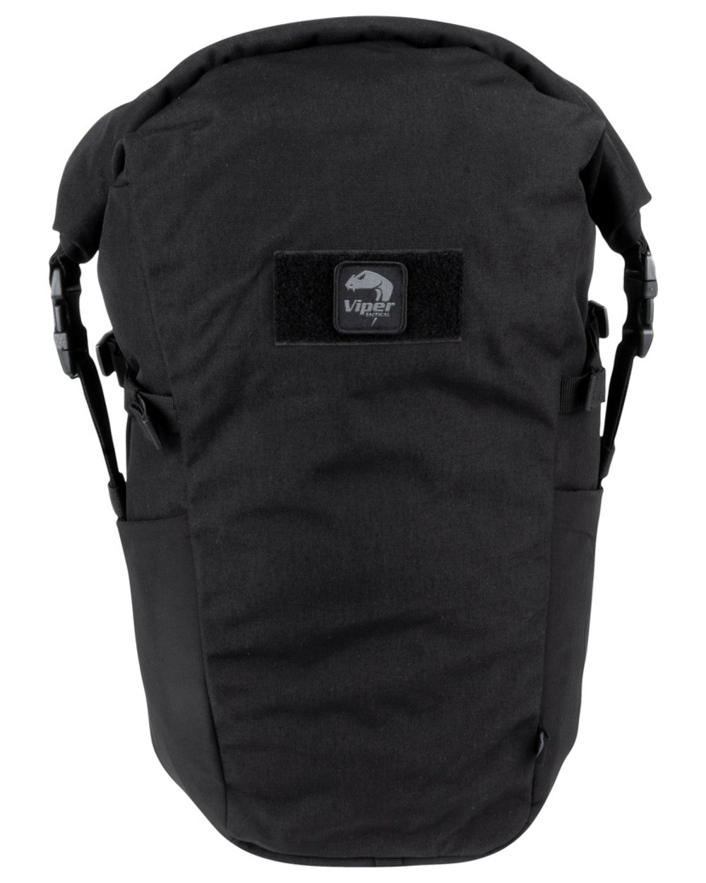 Black coloured Viper Tactical Fold Top Pack on white background
